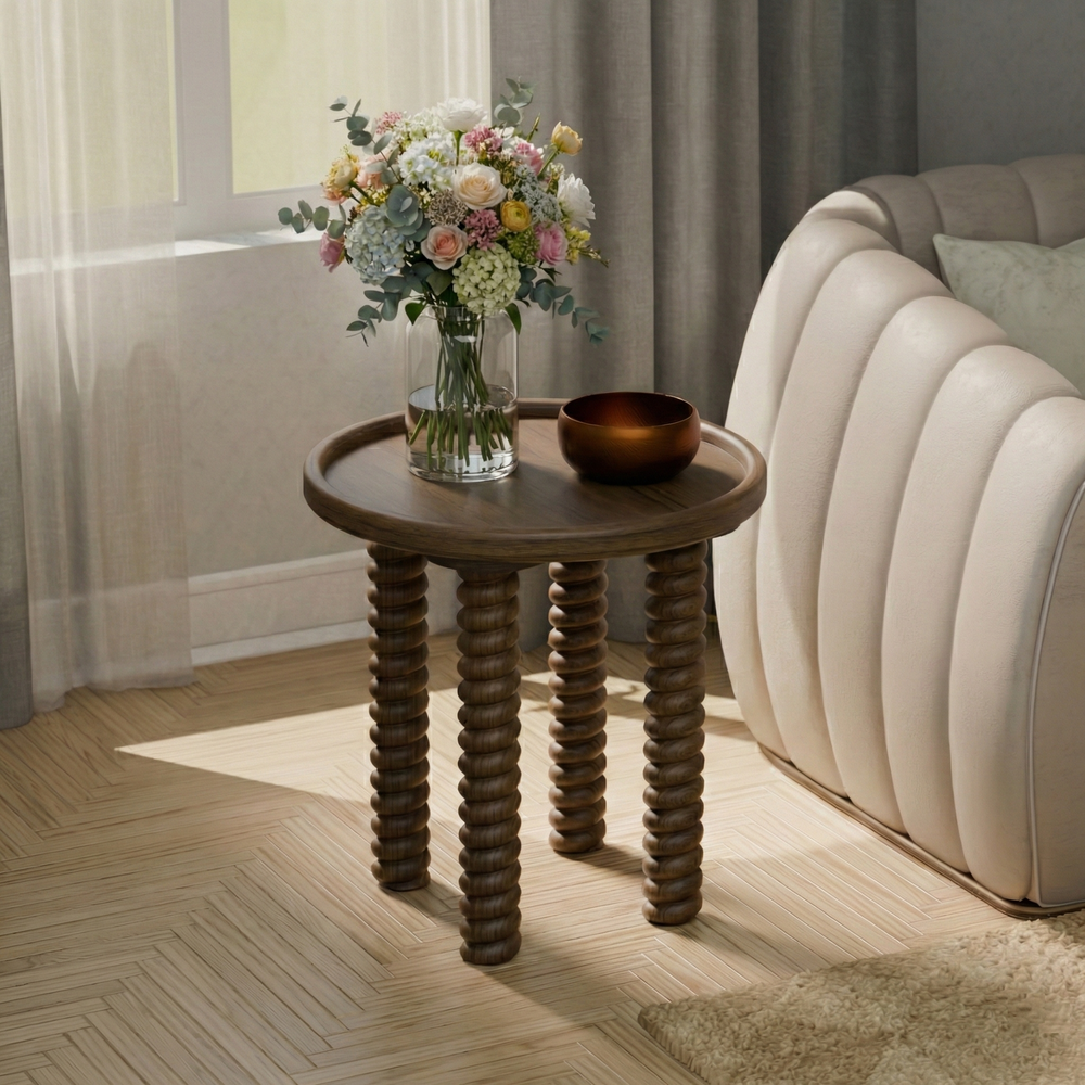 Crellin Side/End Table - Walnut - view 3