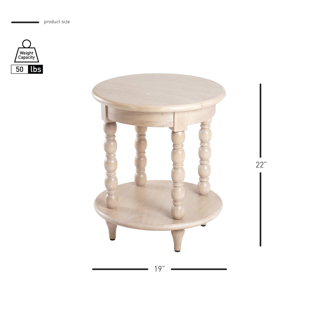 Ensley Side/End Table - Weathered Sand - view 2