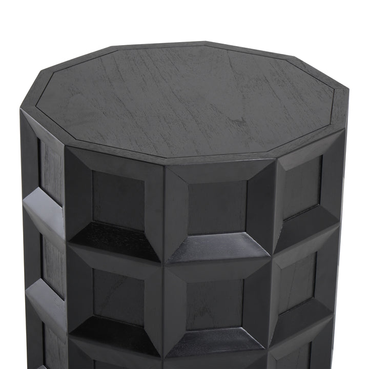 Finnan Side/End Table - Black - view 6
