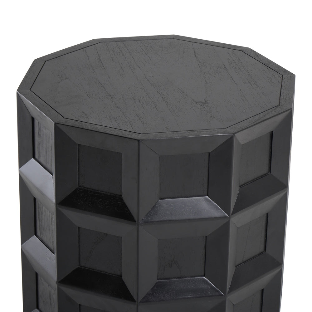 Finnan Side/End Table - Black - view 6