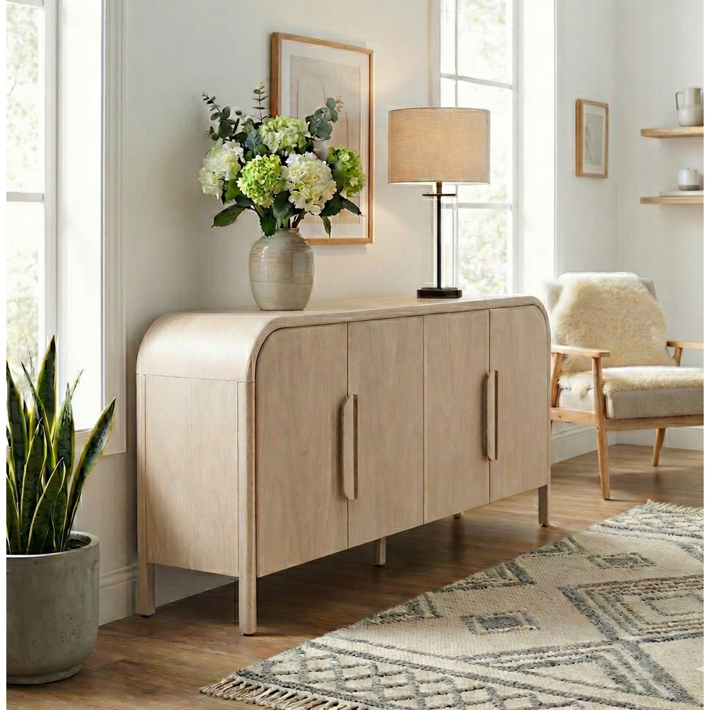 Serenia Buffet/Sideboard 4 Doors - Weathered Sand - view 2