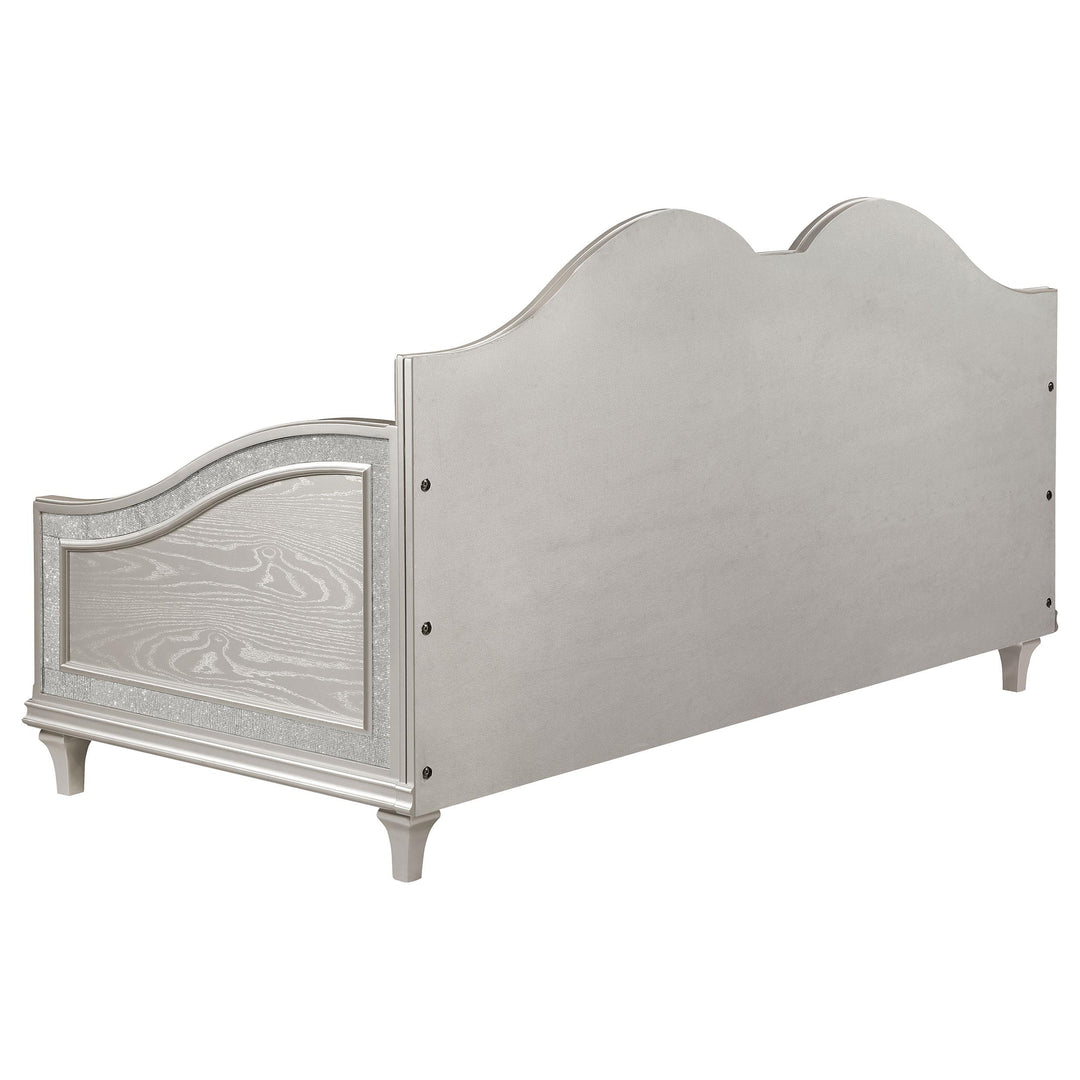 Coaster Furniture 360121 Evangeline Upholstered Twin Daybed Silver Oak