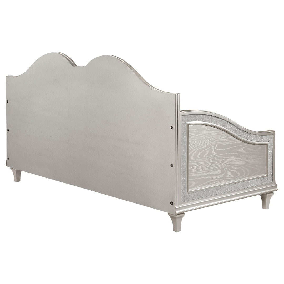 Coaster Furniture 360121 Evangeline Upholstered Twin Daybed Silver Oak