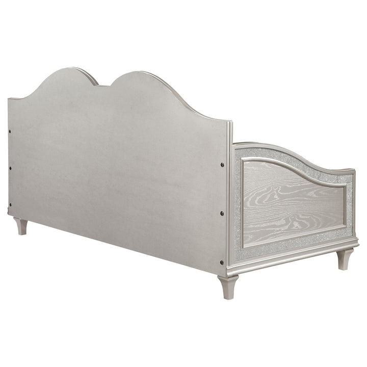 Coaster Furniture 360121 Evangeline Upholstered Twin Daybed Silver Oak