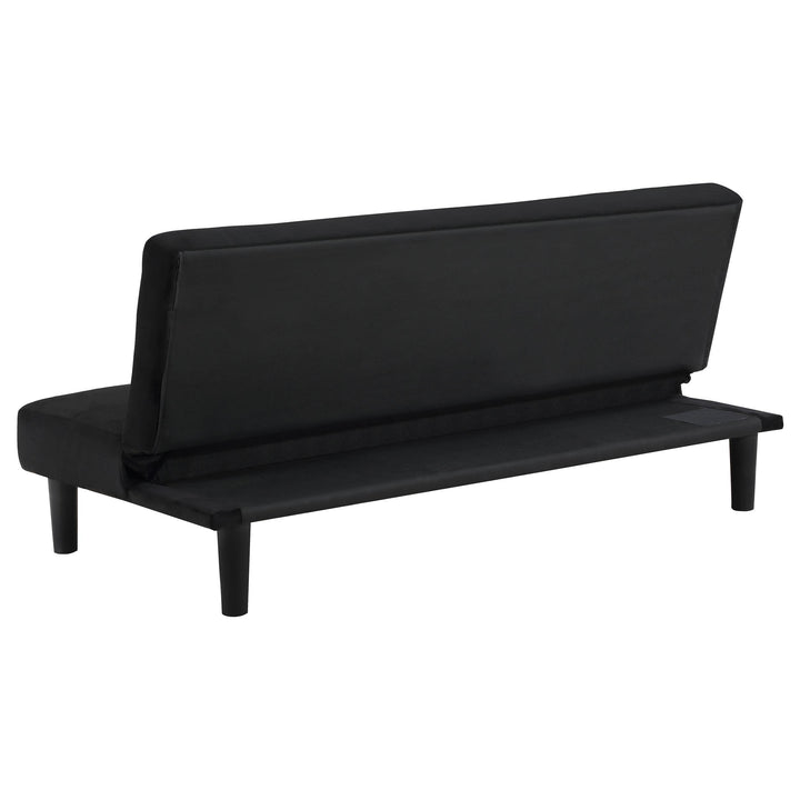 Coaster Furniture 360238 Stanford Upholstered Tufted Convertible Sofa Bed Black