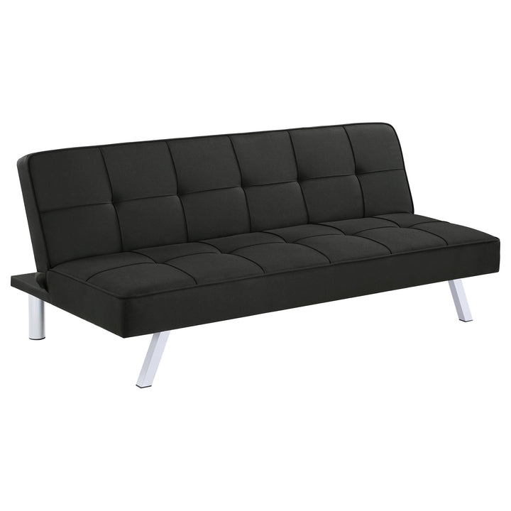 Coaster Furniture 360281 Joel Upholstered Tufted Convertible Sofa Bed Black