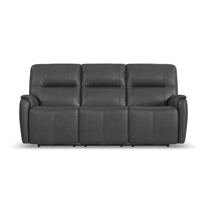 Wilson Power Reclining Sofa With Power Headrests Thunder