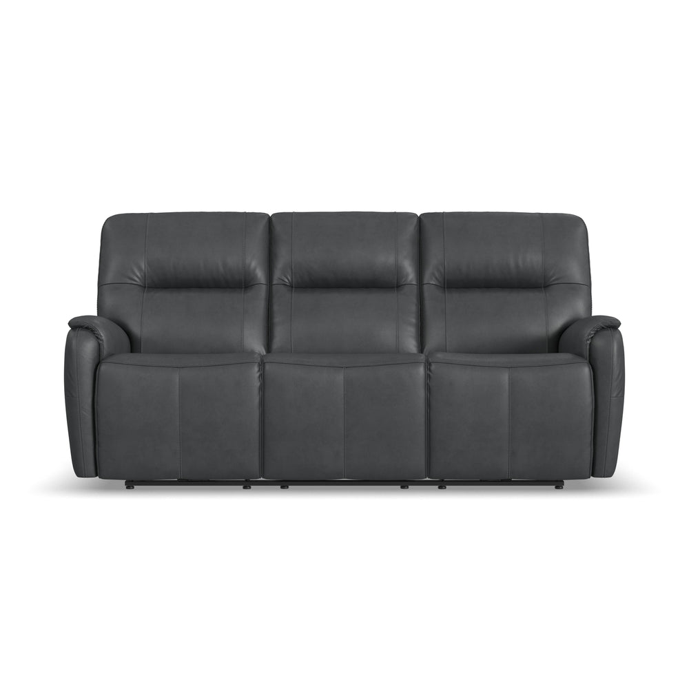 Wilson Power Reclining Sofa With Power Headrests Thunder