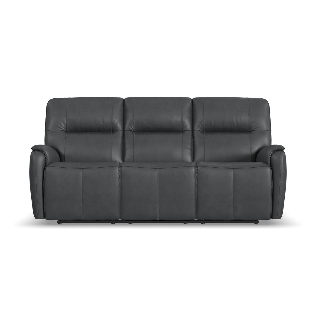 Flexsteel 1745-62PH-45002 Wilson  Power Reclining Sofa With Power Headrests  Thunder