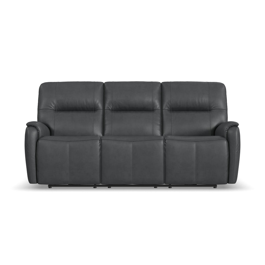 Flexsteel 1745-62PH-45002 Wilson  Power Reclining Sofa With Power Headrests  Thunder