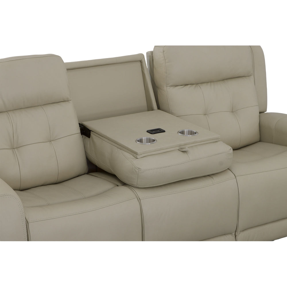 Flexsteel 1480-62PH-00911 Grant  Power Reclining Sofa With Power Headrests  Ivory
