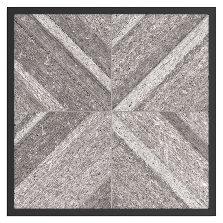 Beachcroft - Square End Table - Black / Light Gray