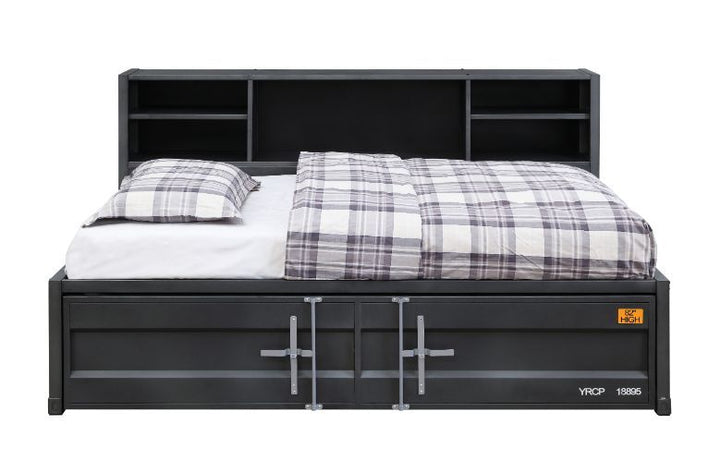 Cargo - Twin Daybed With Trundle & Storage - Gunmetal