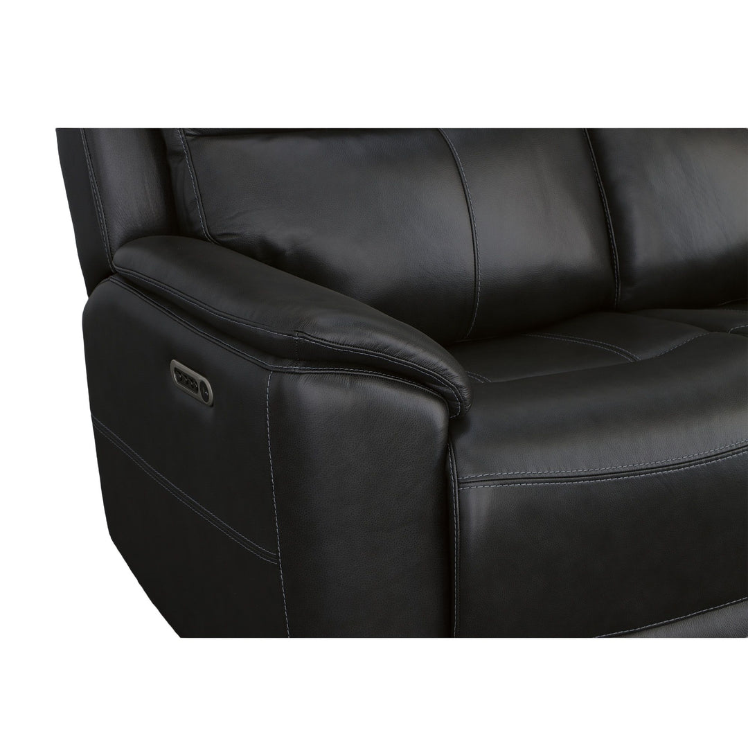Flexsteel 1783-62PH-63300 Crew  Power Reclining Sofa With Power Headrests & Lumbar  Raven