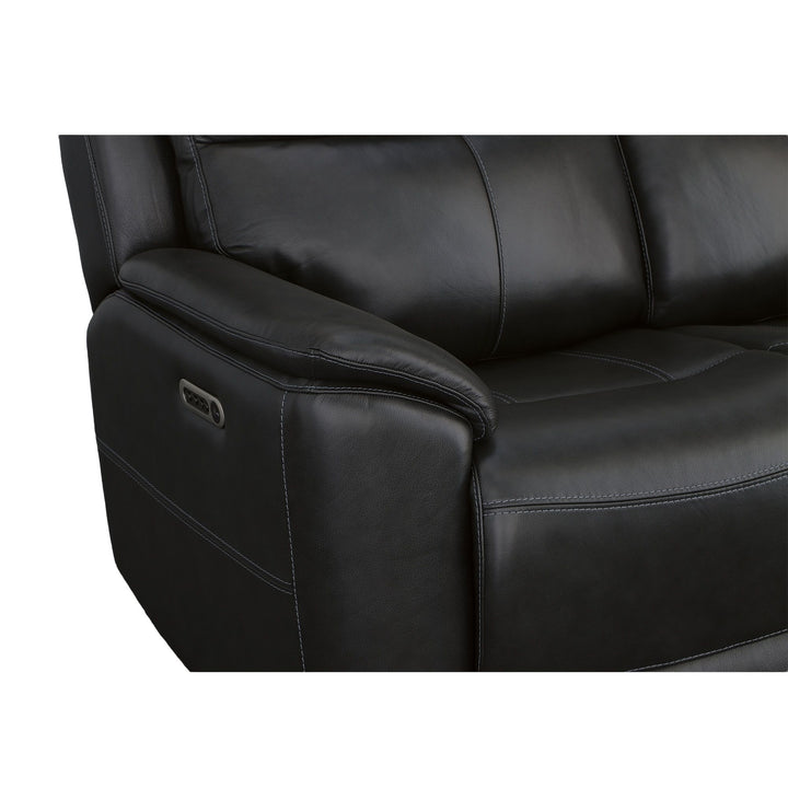 Flexsteel 1783-62PH-63300 Crew  Power Reclining Sofa With Power Headrests & Lumbar  Raven