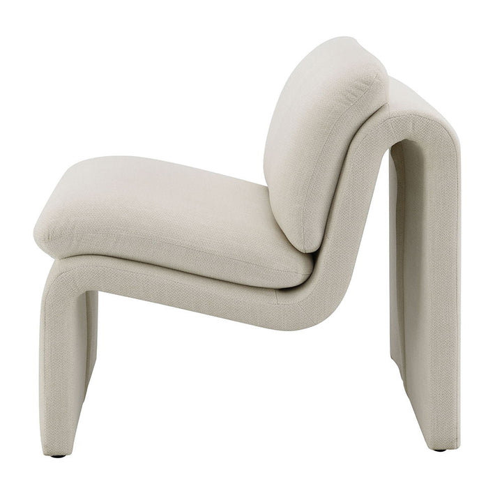 Jaeda - Accent Chair - Ivory Boucle