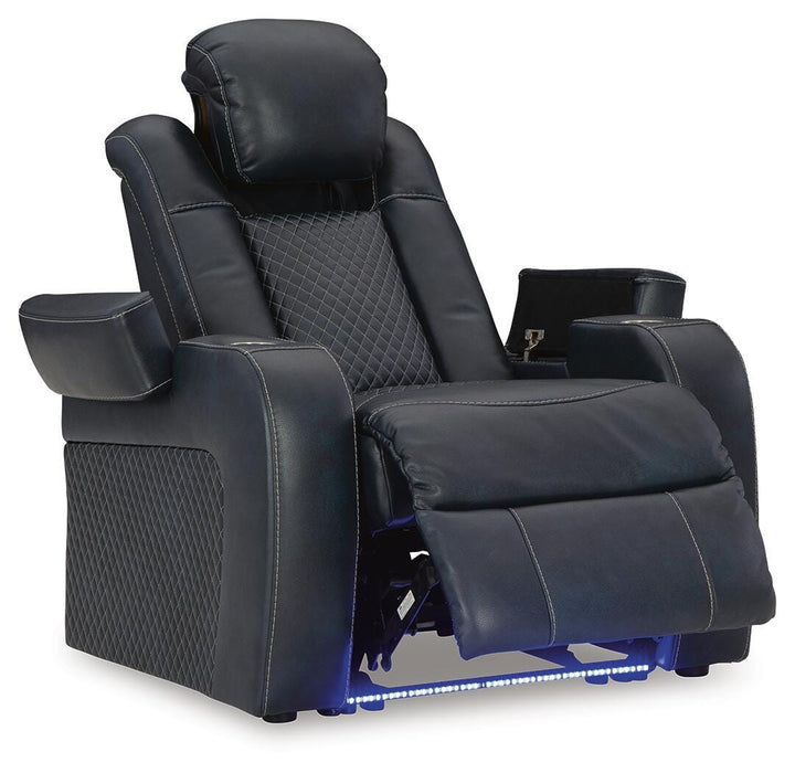 Fyne-Dyme Power Recliner - Blue (3)