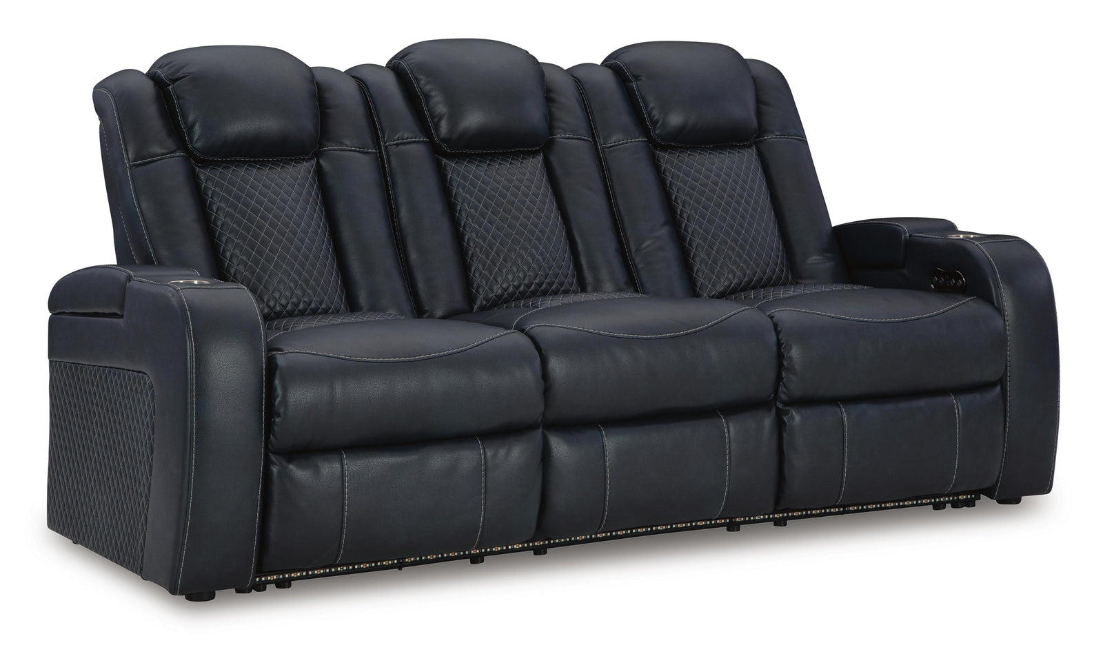 Fyne-Dyme Power Reclining Sofa - Blue (1)