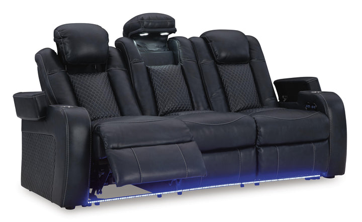 Fyne-Dyme Power Reclining Sofa - Blue (3)