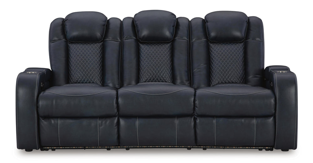 Fyne-Dyme Power Reclining Sofa - Blue (5)