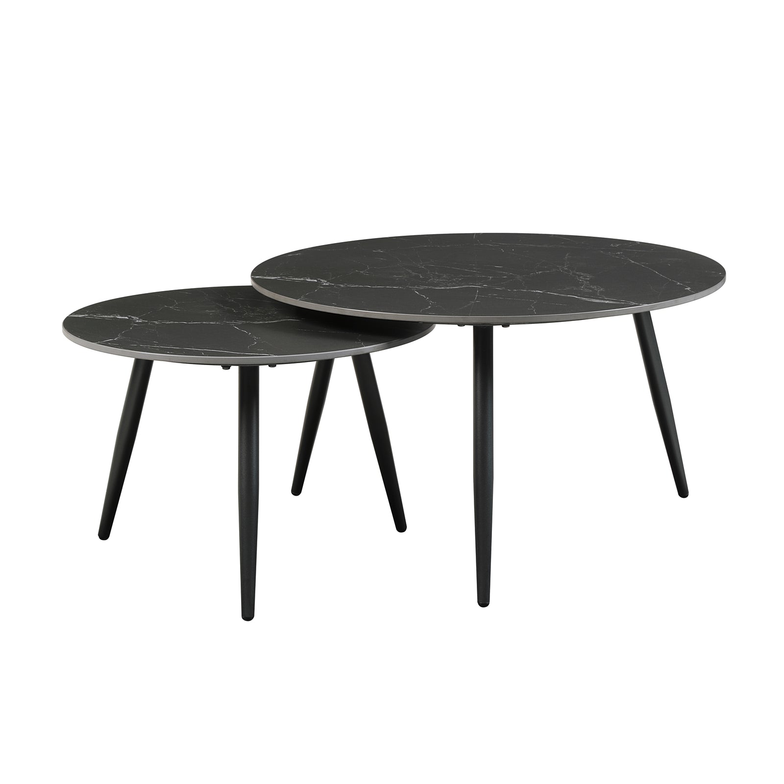 Alaina Black 3-Piece Pack Occasional Set