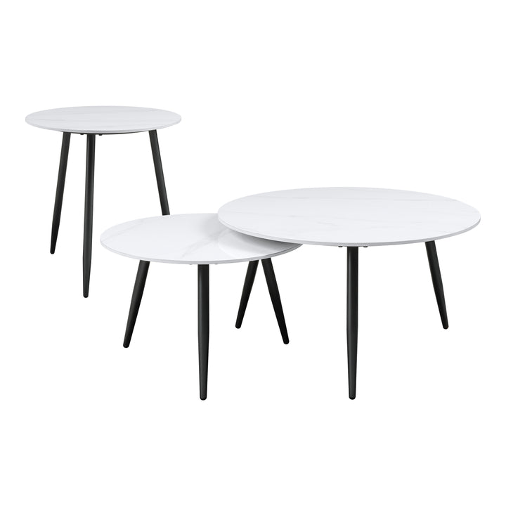Alaina White 3-Piece Pack Occasional Set