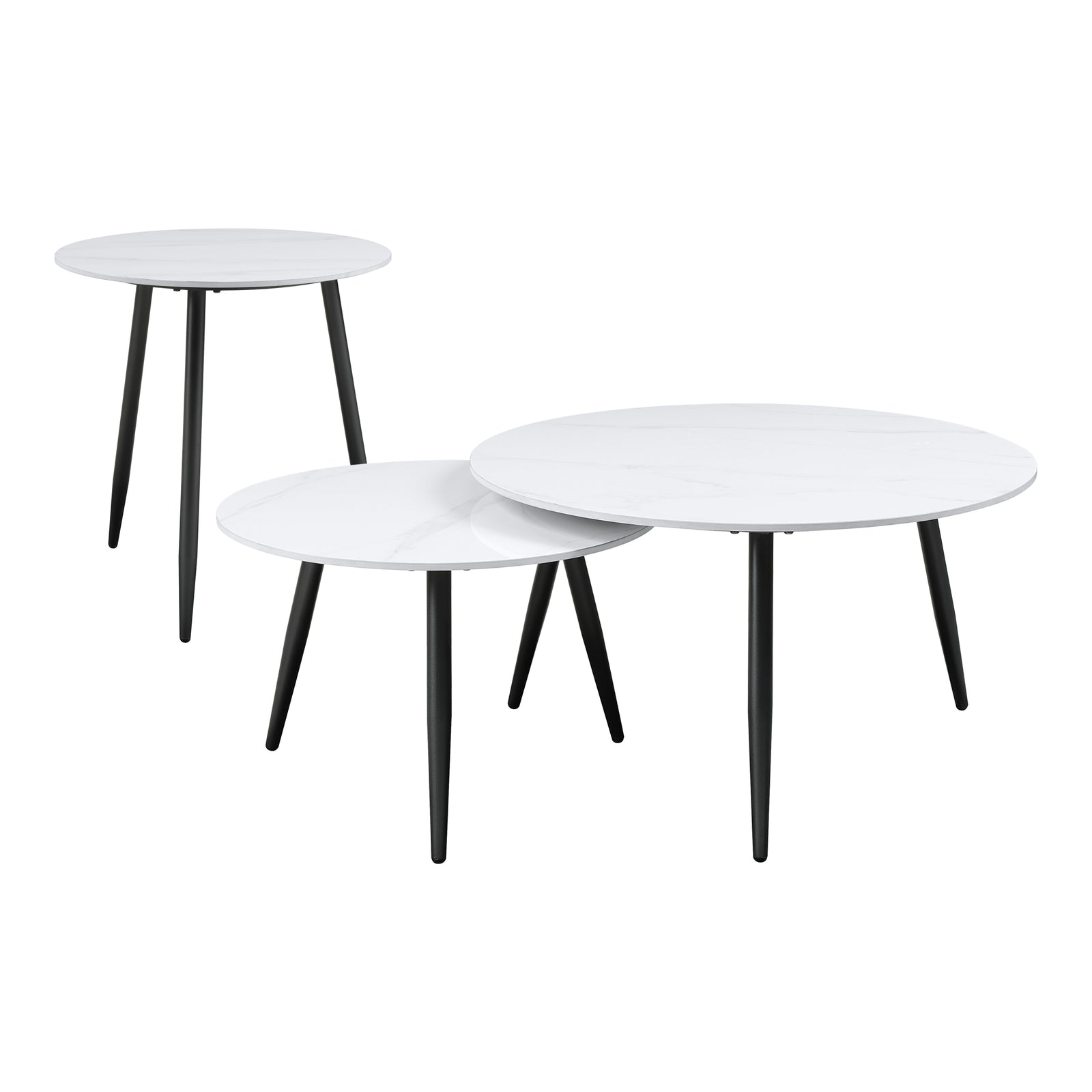 Alaina White 3-Piece Pack Occasional Set
