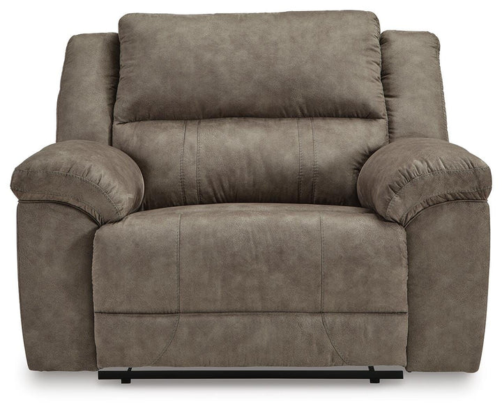 Laresview Oversized Recliner - Dark Brown (4)
