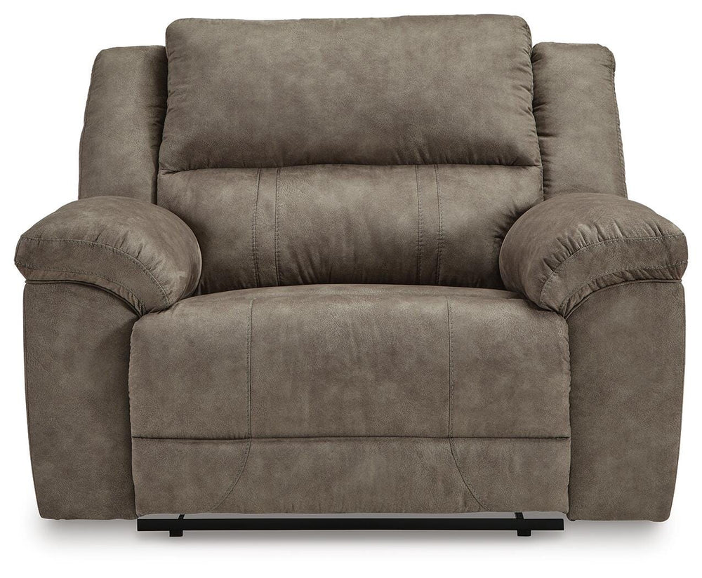 Laresview Oversized Recliner - Dark Brown (4)