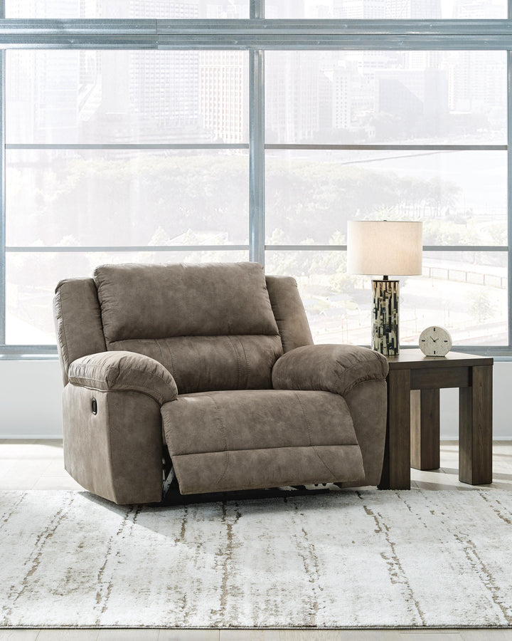 Laresview Oversized Recliner - Dark Brown (8)