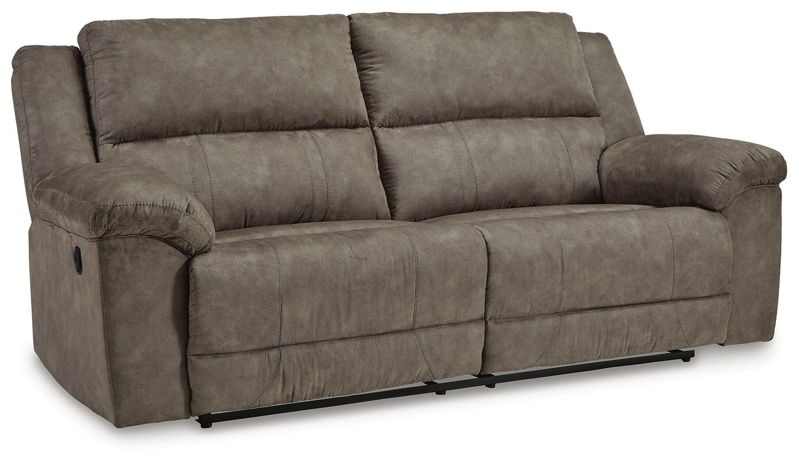 Laresview Reclining Sofa - Dark Brown (1)