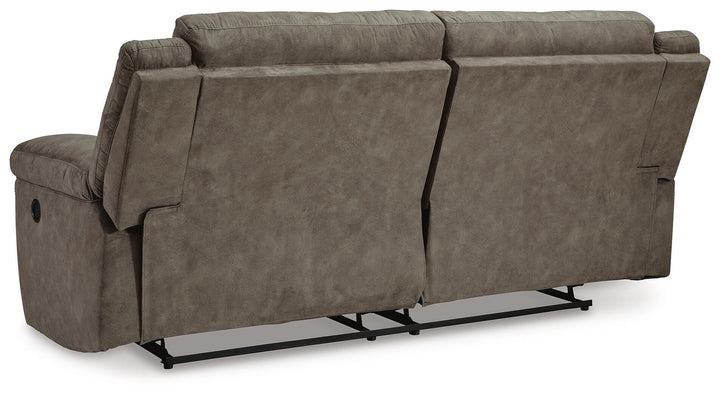 Laresview Reclining Sofa - Dark Brown (6)