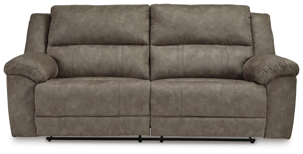 Laresview Reclining Sofa - Dark Brown (4)
