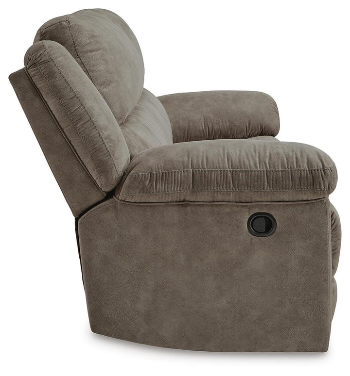 Laresview Reclining Sofa - Dark Brown (5)