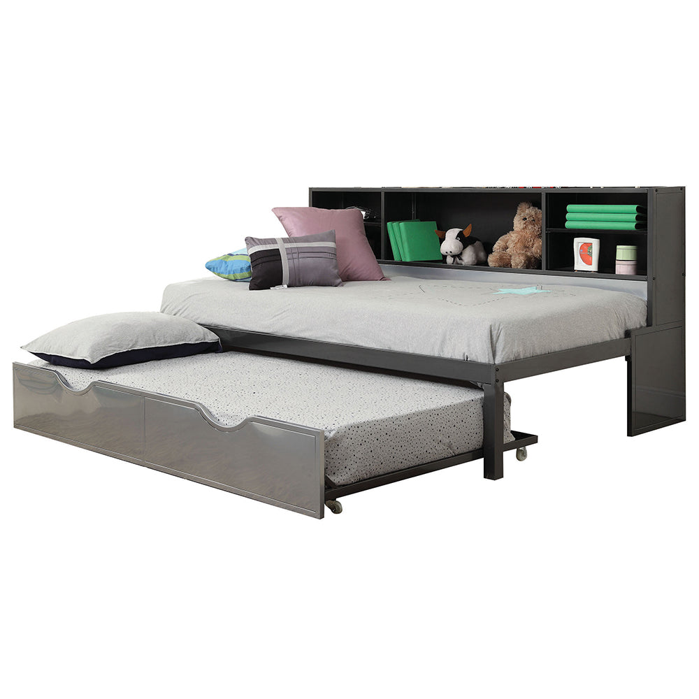 Renell Twin Bed with Trundle & Storage