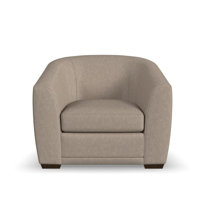 Jewel Fabric &amp; Leather Chair
