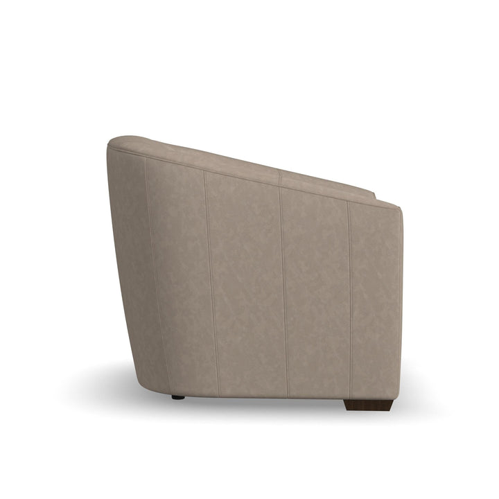 Jewel Fabric &amp; Leather Chair