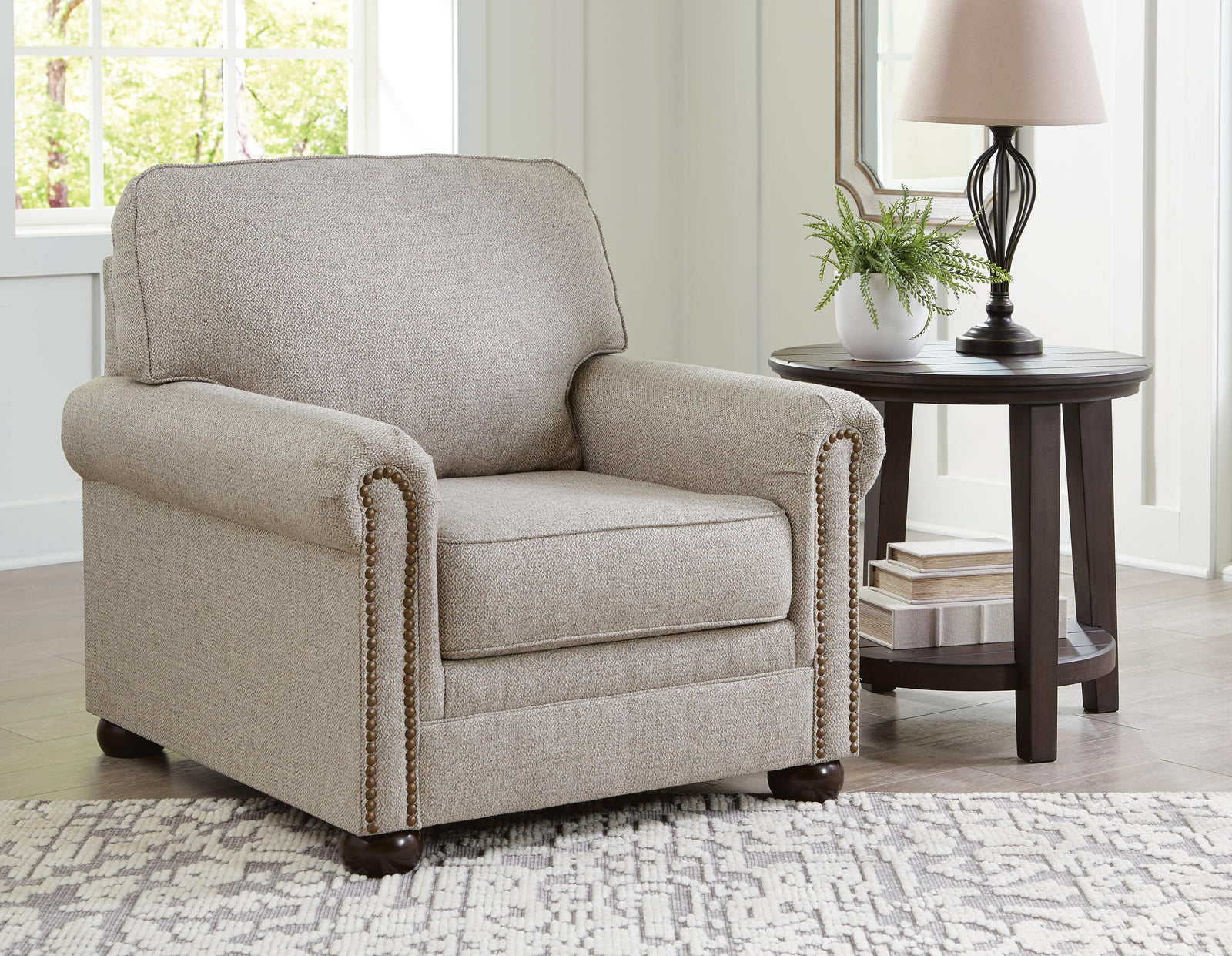 Gaelon Chair - Light Brown (2)