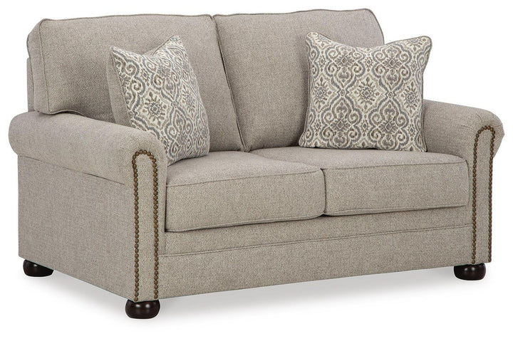 Gaelon Loveseat - Light Brown (1)
