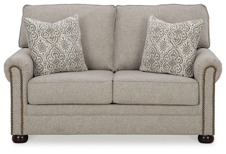 Gaelon Loveseat - Light Brown (3)