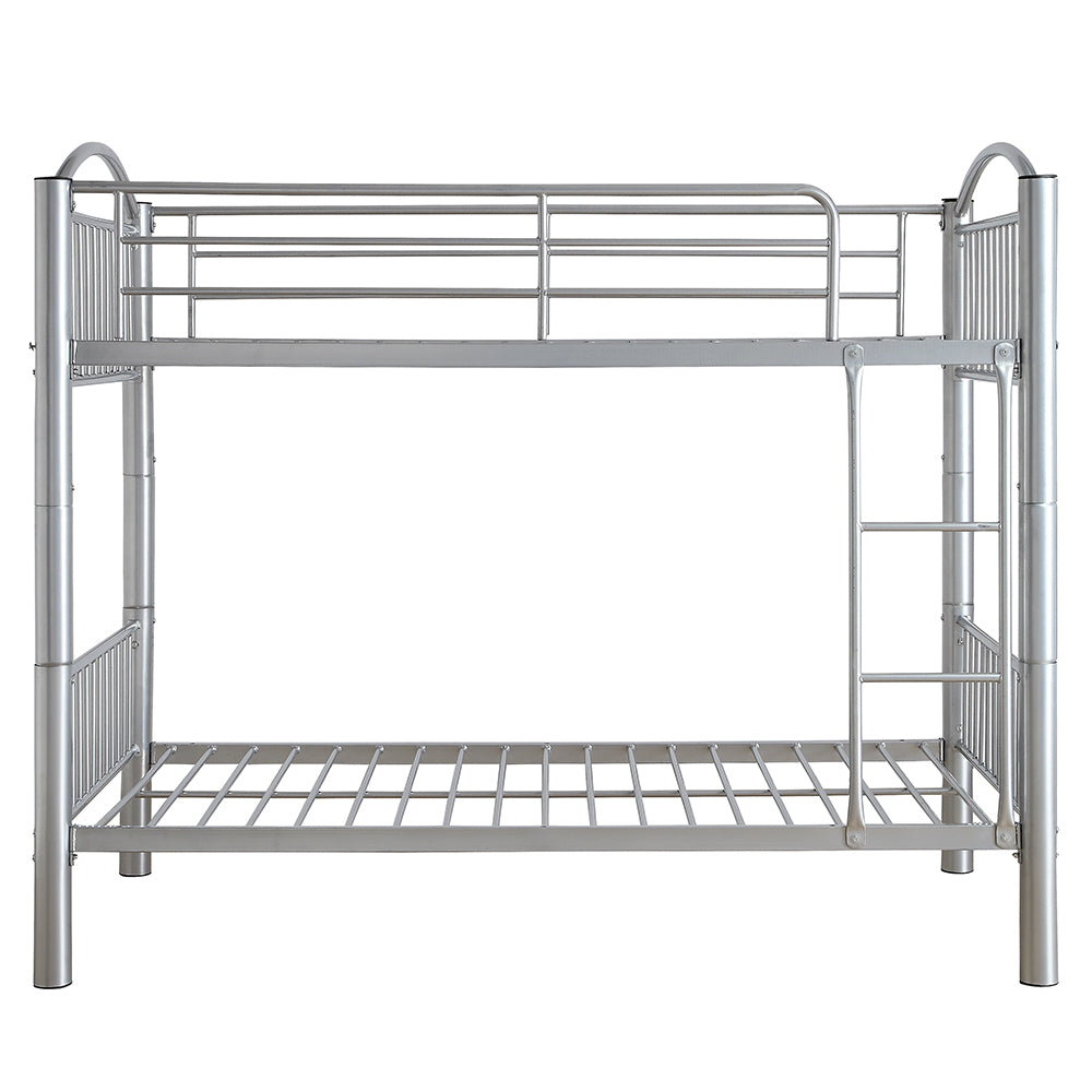 Cayelynn Twin/Twin Bunk Bed in Silver