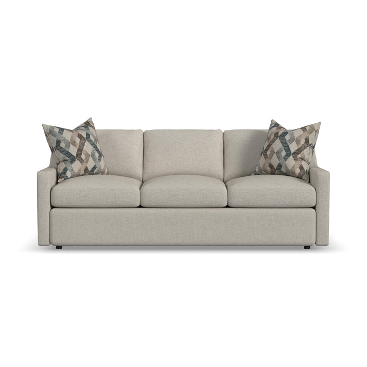 Flexsteel 5510-31 Sky  Upholstered Sofa  Light Gray