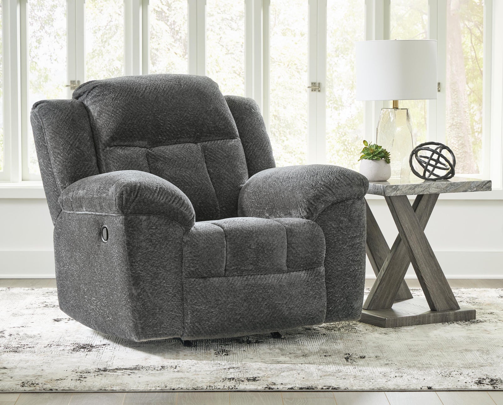 Frohn Recliner - Dark Gray (2)