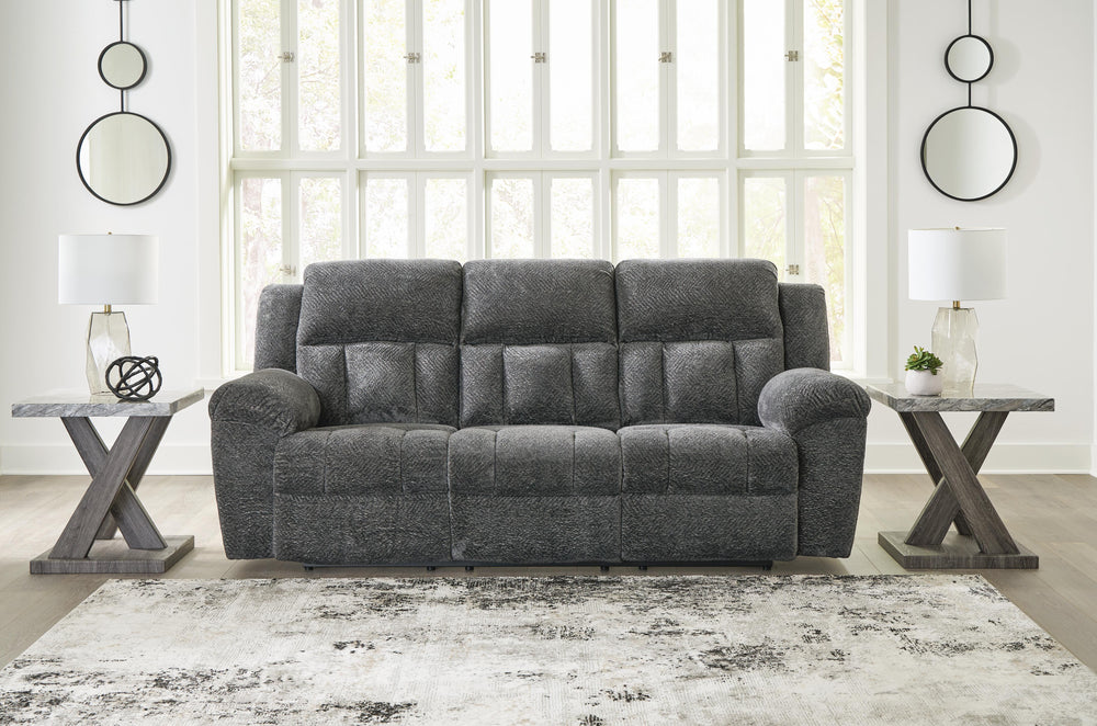 Frohn Reclining Sofa - Dark Gray (2)
