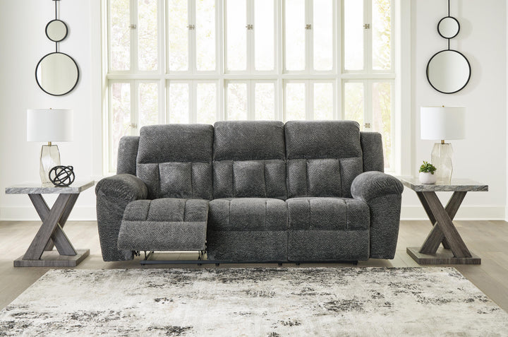 Frohn Reclining Sofa - Dark Gray (7)