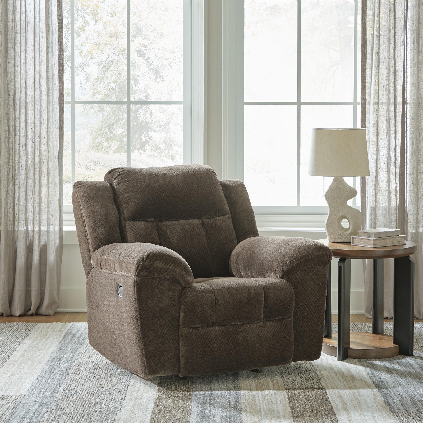 Frohn Recliner - Dark Brown (2)