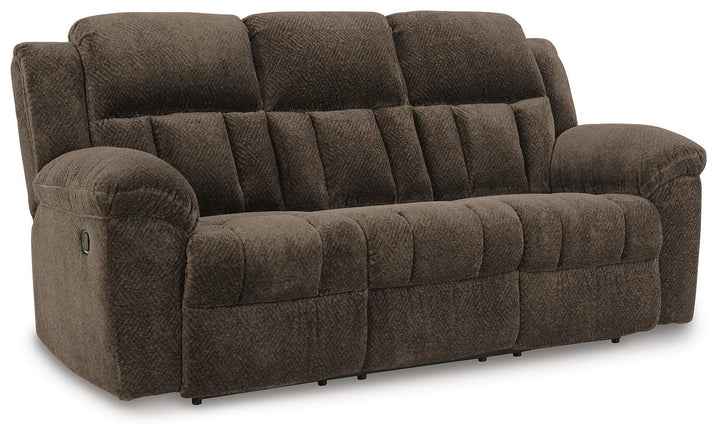 Frohn Reclining Sofa - Dark Brown (1)