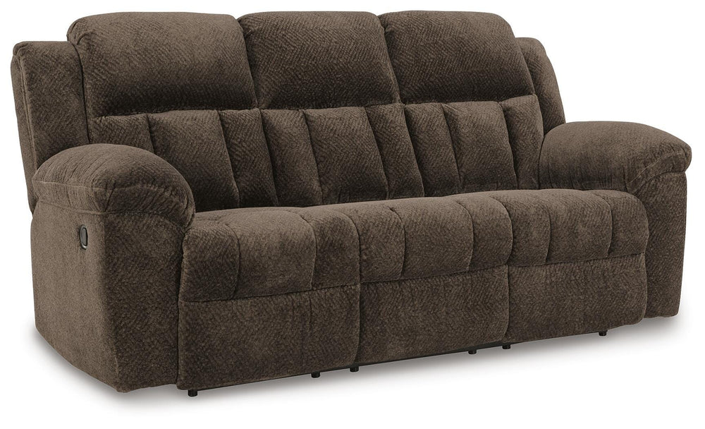 Frohn Reclining Sofa - Dark Brown (1)