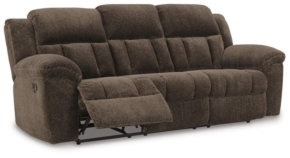 Frohn Reclining Sofa - Dark Brown (3)