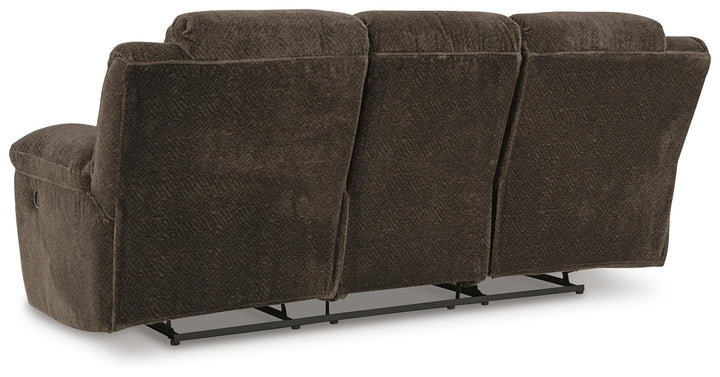 Frohn Reclining Sofa - Dark Brown (6)